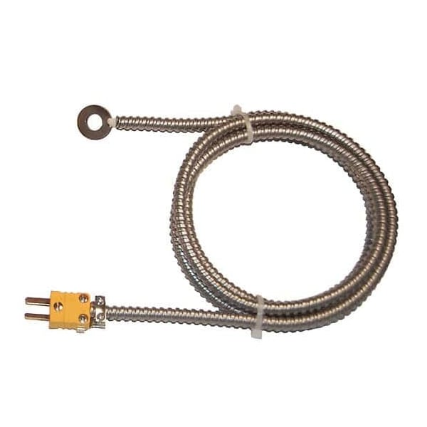 Type-K Bolt-On Probe Mini-Conn, Grnd 5ft